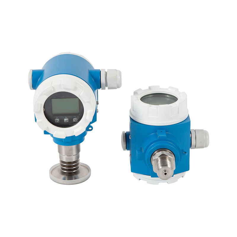 WNK Flat Flush Sanitary Diaphragm Pressure Transmitter con 4-20mA Digital Display Food Sanitary Diaphragm