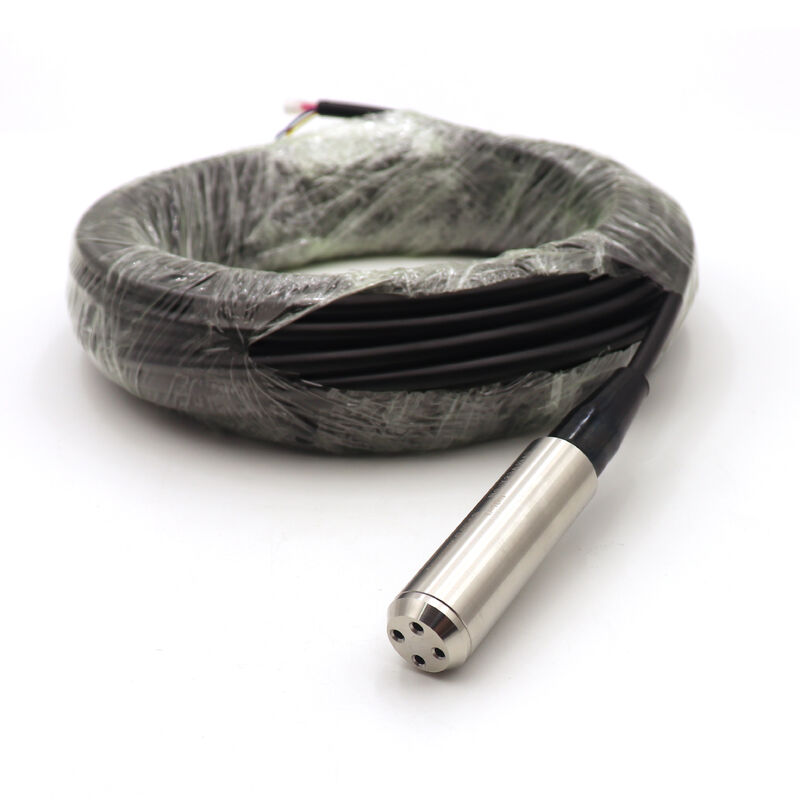 Sensore di livello acqua liquido 4-20mA 0-10V uscita RS485, trasmettitore di livello profondità acqua sommergibile per pozzi e perforazioni fino a 500m