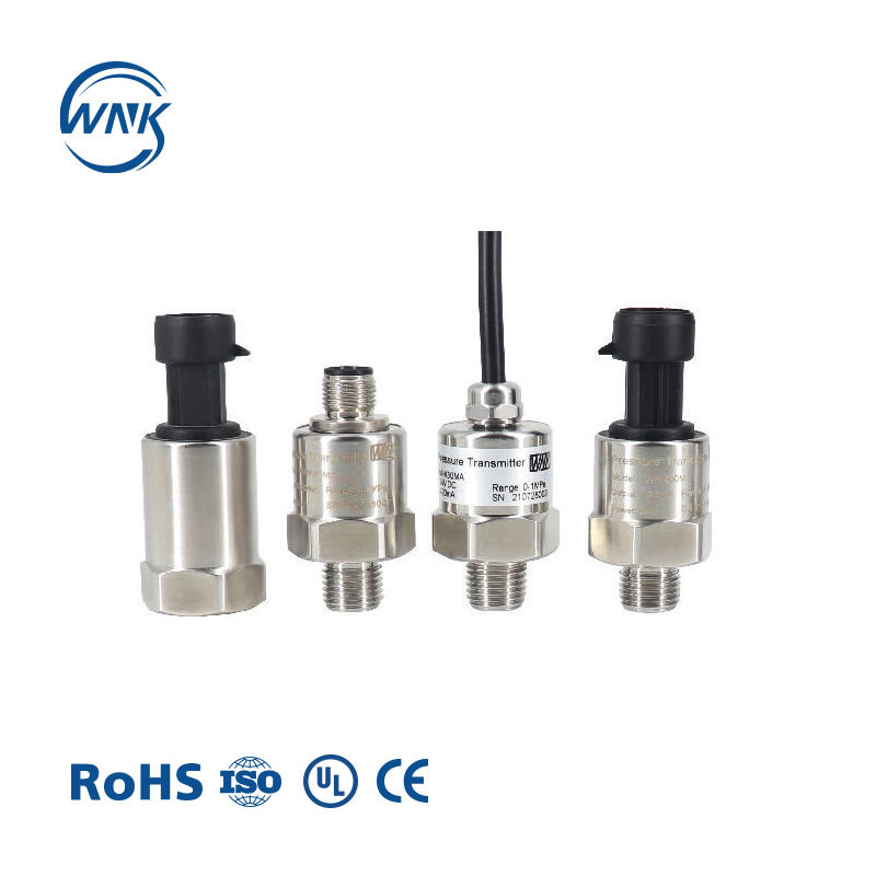 Sensore di pressione dell'acqua elettronico WNK81ma 0.5-4.5V 4-20mA Uscita -1-700Bar Range per olio, aria, gas CE ROHS