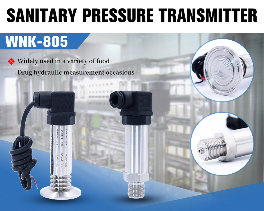 moltiplicatore di pressione a livello del diaframma di 4-20mA 0.5-4.5V per il commestibile sanitario